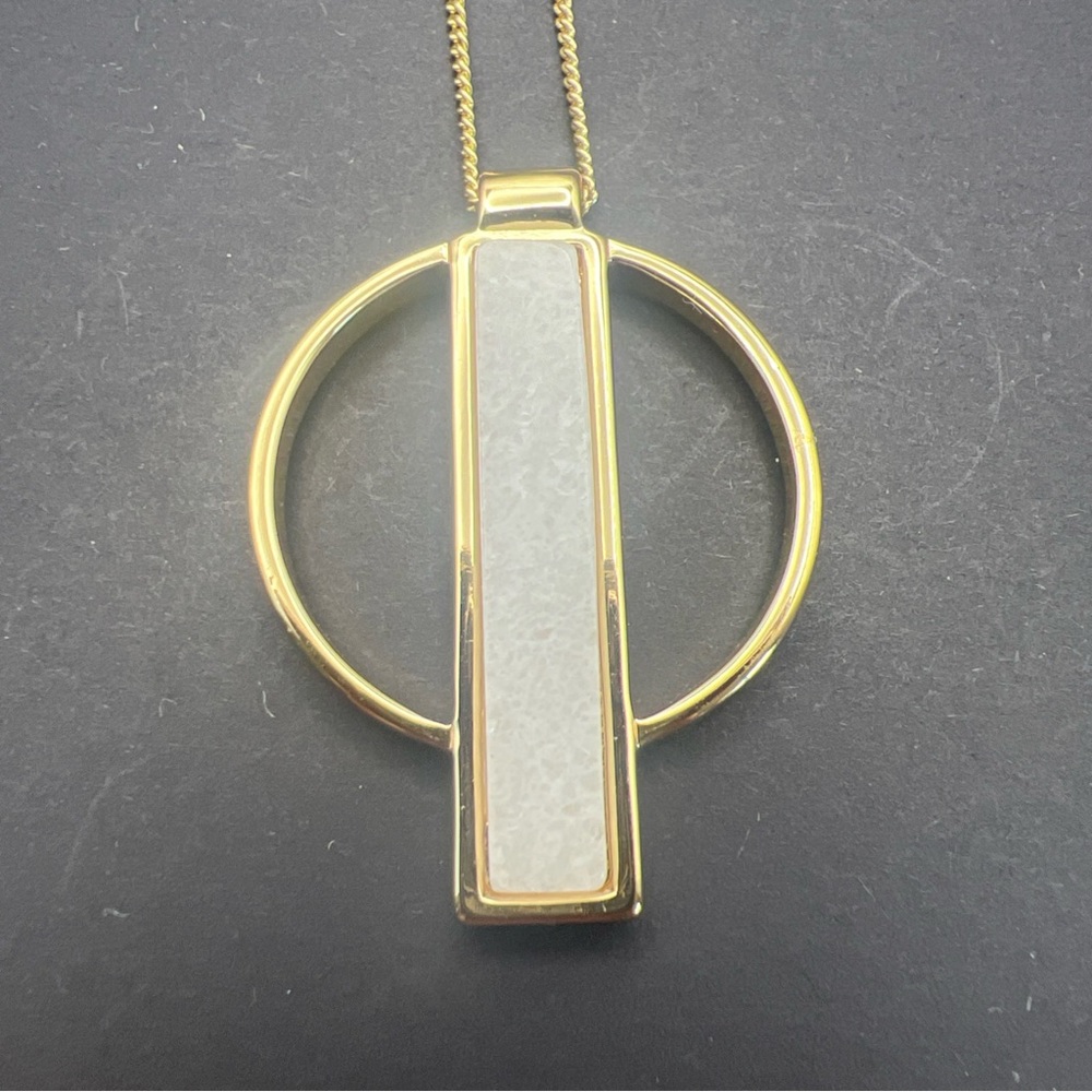 JENNY BIRD Pollux Gold Pendant Necklace 16”Modern Minimalist MSP $148 RARE!